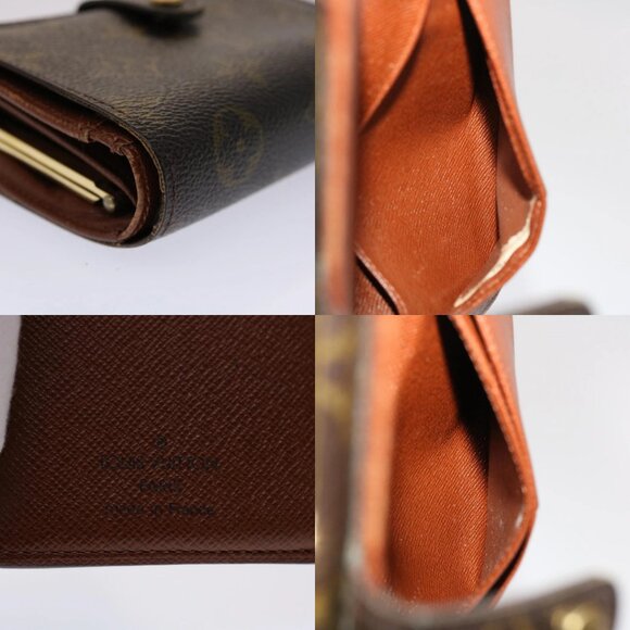 LOUIS VUITTON Monogram Porte Monnaie Billets Viennois Wallet M61663 Auth 46801 - Picture 16 of 16